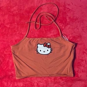 💖 HELLO KITTY HALTER CROP TOP 💖